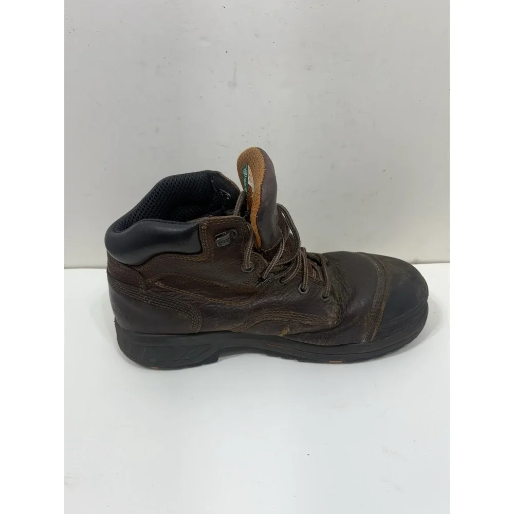 Timberland PRO Boots Mens Size 11 Wide Black Steel Toe Work Anti Fatigue Leather